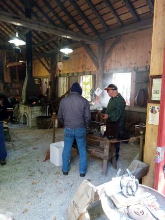 Inside Blacksmith Shop